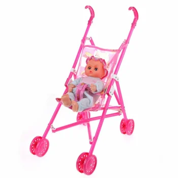  Bebek arabası arabası puset Pram katlanabilir oyuncak bebek arabası bebek bebek