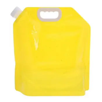  Katlanır 5L İçme Suyu Torbası Açık Kamp Yürüyüş Survival Pişirme su deposu Çantası Araba Su saklama çantası Su Deposu