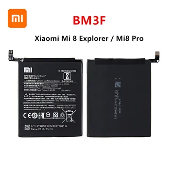  Xiao mi 100 % Orijinal BM3F 3000mAh Pil İçin Xiaomi mi 8 mi 8 Explorer / mi 8 Pro BM3F Yüksek Kaliteli Telefon Yedek Piller