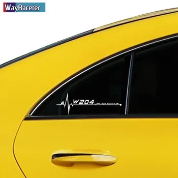  2 Adet Araba Pencere Sticker Vücut Çıkartması Mercedes Benz İçin W204 W205 W213 W176 W177 W212 W211 W210 W203 W140 W169 W220 W168 W463