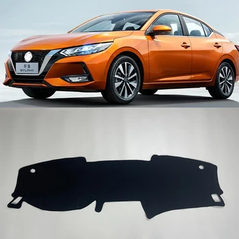  Nissan Sylphy Sentra e-güç 2020-2023 Araba Dashboard Kapak Önlemek ışıklı çerçeve Enstrüman Platformu Masası Koruyucu Mat Halı