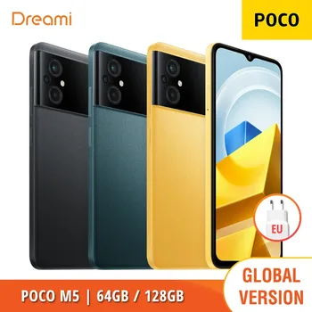  Küresel Sürüm POCO M5 4G / LTE (NFC) / Yeni ve Mühürlü) MediaTek Helio G99 / 50MP Kamera / 5000mAh Pil Akıllı Telefon