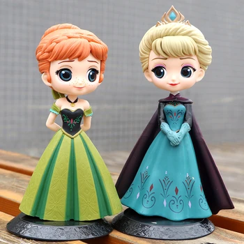  Marka Yeni Disney Dondurulmuş Prenses 4 adet Anna Elsa Aksiyon Figürleri PVC Model Bebekler Koleksiyonu doğum günü hediyesi Çocuk Oyuncakları doğum günü hediyeleri