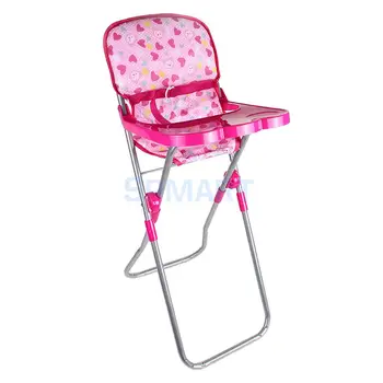  31 23**9 için Yüksek Sandalye Modeli Simülasyon Modeli Mobilya Yemek 56cm Bebek-12inch Bebek Çocuklar Gibi Oyun Oyuncak