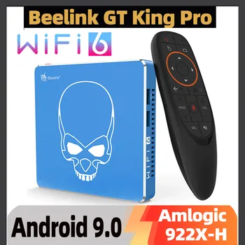  Beelink GT Kral Pro WıFı6 TV KUTUSU Android 9.0 4GB 64GB Amlogic S922X-H Dört Çekirdekli Desteği Dolby Ses 4K set üstü kutusu GT Kral S922X