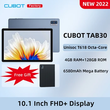  2022 Cubot TAB 30 Yeni Android Tablet PC Sekiz çekirdekli 4GB+128GB 10.1 