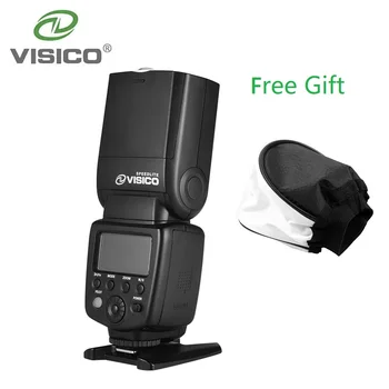  VISICO VS-765 2.4 G Kablosuz E-TTL Flaş Speedlite 1/8000 s Sync için Sıcak Ayakkabı ile Canon 5D2/5D3/5D4/5DS/6D/6D2 DSLR Kamera