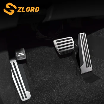  Zlord araba pedalları Infiniti Q50 Q50L QX70 Q70 Q60 G35 G37 EX35 EX37 FX35 FX37 FX50 2011-2021 Pedalı Kapak Oto Aksesuarları