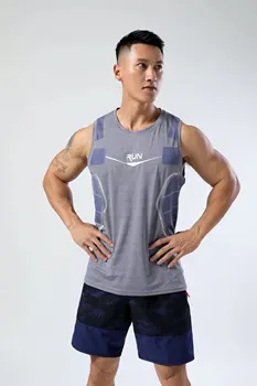  Yüksek Kaliteli Polyester Erkekler Koşu T Shirt Hızlı Kuru Spor Gömlek Eğitim Egzersiz Kıyafetleri Spor Spor Gömlek Tops Hafif
