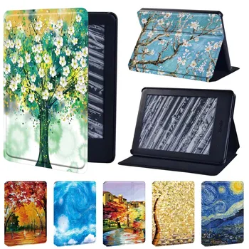  Boyama Tablet Standı Kapak Kılıf Kindle Paperwhite için 5 11th Kindle 8th / 10th Flip Koruyucu Kapak Paperwhite için 1 2 3 4