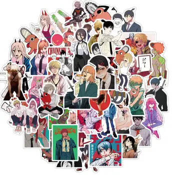  50 Anime Testere Adam Oyunu Çıkartmalar DIY Etiketleri Dekor Estetik Günlüğü Kırtasiye Scrapbooking Kırtasiye Zanaat Çıkartmalar