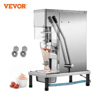  VEVOR Dondurulmuş Yoğurt karıştırma makinesi Buzdolabı yapmak için Milkshake Dondurma Karıştırma Paslanmaz Çelik Ticari Granizasyon Ekipmanları