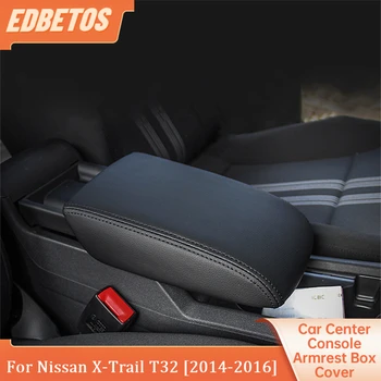  Iç Deri Artış Pad Nissan Rogue / X-Trail T32 2014 2015 2016 Kol Dayama Kutusu Pad Mat Yumuşak Araba Aksesuarları Araba-Styling