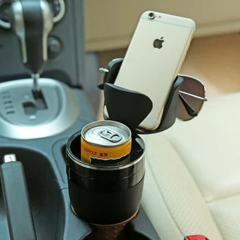  Araba Organizatör saklama kutusu Dönebilen Fincan Kahve halkalı telefon kılıfı Güneş Gözlüğü İçecek tutucu Kol Dayama Montaj Oto Aksesuarları İç