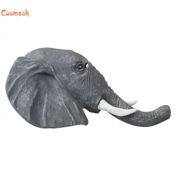  Cosmask Cadılar Bayramı fil maskesi gerçekçi yetişkin boyutu sevimli hayvan Maskesi Cadılar Bayramı makyaj Karnaval
