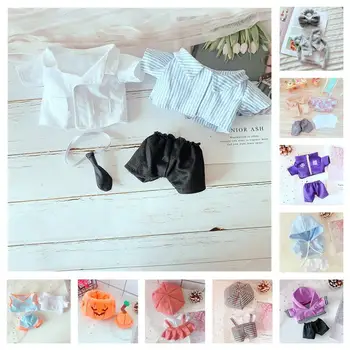  20cm Bebek Bebek Giysileri Sevimli pantolon takım kıyafet Kazak Peluş EXO Şapka Bebek Vücut Şekli çocuk Hediyeleri Doğum Günü peluş oyuncaklar hediye
