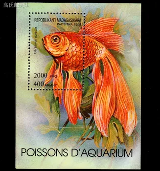  1 Sayfalık Yeni Madagaskar Posta Damgası 1994 Goldfish Hatıra Levha Pullar MNH