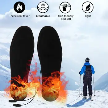  USB elektrikli ısıtma astarı enerji tasarrufu Yıkanabilir ayak Yama 3 Ayar Ayarlanabilir Sıcaklık ayak ısıtıcı Erkekler Kadınlar İçin