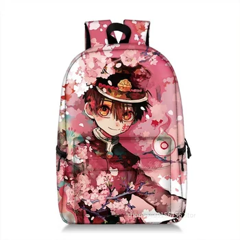  Jıbaku Shounen Sırt Çantası Tuvalet bağlı Hanako-kun Mochila Seyahat Çantaları Anime Unisex Kapasiteli Okul Çantaları Genç Mochilas Hediye Prop
