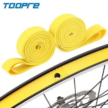  TOOPRE1 Çift 2 Adet Bisiklet Tüpü Premium PVC Jant Bantları Şeritler MTB Bisiklet Yol Bisikleti Katlanır Lastik Astar Kapağı 26 27.5 29 700c