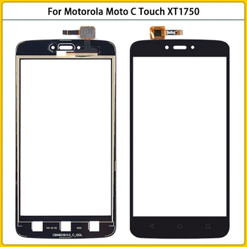  Yeni Motorola Moto C Dokunmatik XT1750 XT1755 XT1754 dokunmatik ekran paneli Sayısallaştırıcı Sensörü LCD Ön Cam Moto C Dokunmatik Ekran Değiştirme