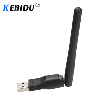  USB 2.0 150Mbps WiFi Kablosuz Ağ Kartı 2.4 GHz Adaptörü ile Anten LAN Dongle Yonga Seti Ralink MT-7601 Dizüstü PC TV için