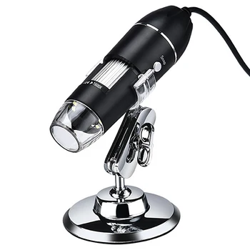  500X 1000X 1600X Mega Piksel Elektronik Mikroskop 8 LED Dijital USB Mikroskop Microscopio Büyüteç Stereo Endoskop Kamera