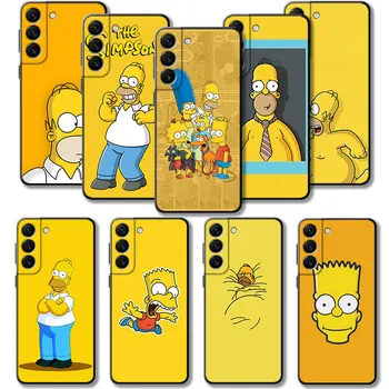  Simpsons Çizgi Roman Homer Telefon Kılıfı İçin Samsung Galaxy S22 S21 S20 FE Ultra S10 S9 S8 Artı S10e Not 20Ultra 10 Artı Celular