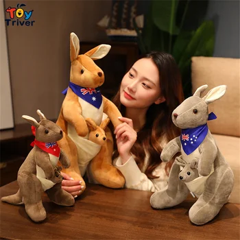  Kawaii Anne Bebek Kanguru peluş oyuncaklar Doldurulmuş Hayvanlar Bebek Yastık Çocuk Çocuk Erkek Kız Yılbaşı Hediyeleri Sevimli Odası Ev Dekor
