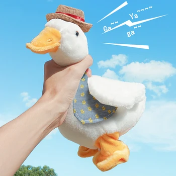  Komik Kayıt Yeniden Okuma Konuşma Yürüyüş oyuncak ördek Peluş Bebek Bebek Çocuk Erkek Kız Toya çocuk doğum günü hediyesi Elektrikli Dekompresyon Bebek