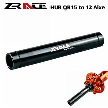  ZRACE Ön HUB 15x100 ila 12x100 adaptörü dönüştürücü, QR15 to QR12, 15mm Eksen 12mm Eksen, disk fren Yol bisikleti için