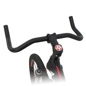  FMFXTR Bisiklet Bullhorn Gidon Alüminyum Alaşım 25.4 mm 390mm Bisiklet Gidon bisiklet sabit dişlisi Yol Bisikleti