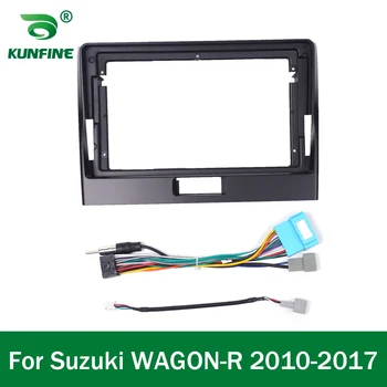  Araba GPS Navigasyon Stereo Suzuki WAGON-R 2010-2017 Radyo Fascias Paneli Çerçeve Fit 2din 9 inç Dash ana ünite ekran