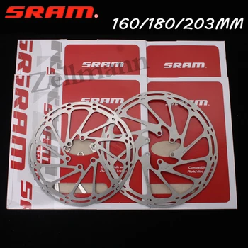  2 ADET Sram 160mm Disk Rotorlar Hidrolik disk fren rotoru 180mm 203mm Bisiklet Merkez Hattı Rotor Yol Dağ Bisikleti Rotorlar MTB Parçası