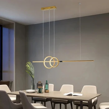  Iskandinav LED kolye ışık Mutfak Bar yemek odası için 110V 220V armatür süspansiyon Parlaklık Asılı Kolye Lamba Ofis Mağazaları