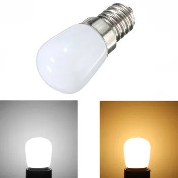  E14 / E12 Mini LED ışık Ampul 1.5 W Buzdolabı Dondurucu LED SMD Lamba Spot Ampuller Avizeler Aydınlatma 80-90LM AC220V Soğuk / Sıcak Beyaz