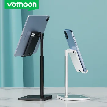  Vothoon Masaüstü Cep Telefonu Tutucu iPhone iPad için Standı Ayarlanabilir Metal Tablet Katlanabilir Masa Cep Telefonu Standı Tutucu