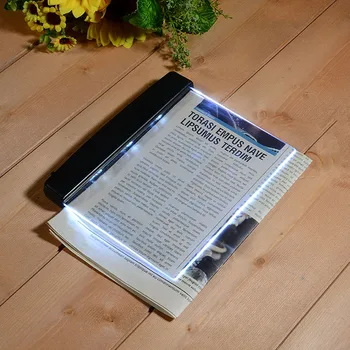  Kitap ışık yaratıcı LED masa lambaları okuma gece lambası düz plaka Paneli Led kitap okuma ışığı