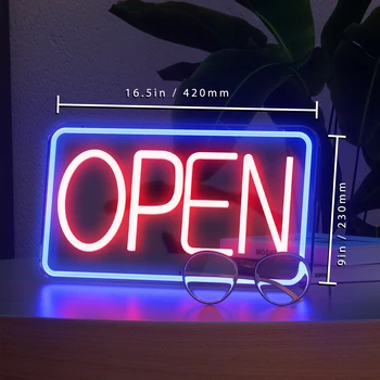  LED Mağaza Açık Neon Burcu ışık USB İş İşaretleri Reklam ışık Alışveriş Neon İş Mağaza Billboard Barlar Kahve