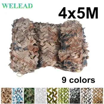  WELEAD 4x5 M Takviyeli Kamuflaj Ağları Askeri Beyaz Kum 4x5 5x4 4*5 M 5*4 M Camo Netleştirme Mesh Gizleme Gölgeleme Gizleme Bahçe