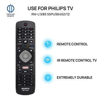  Akıllı Tv Uzaktan Kumanda Philips LCD tv'ler İçin 55PUS6452/12 49PUS6031S/12 43PUS6031S 49PFS4132/12 49PFS4131 / 12 43PFS4132