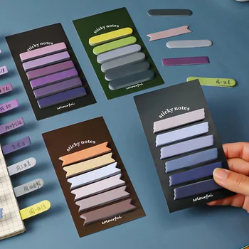  1 Adet Sevimli Kırtasiye Bayrakları Sekmeler Neon Sayfa İşaretleyiciler Kağıt Endeksi İmi Yapışkan Notlar Cartoleria Kırtasiye Okul Malzemeleri