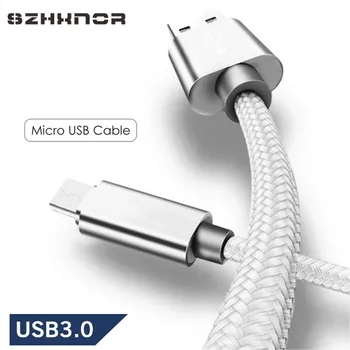  Mikro USB USB 1m Kablo Sync Veri Hattı mikro usb şarj için Lenovo Tab 4 10 8 Artı Homtom ZOJI Z8 Z7 Nomu S10 Pro S20 S30 mini