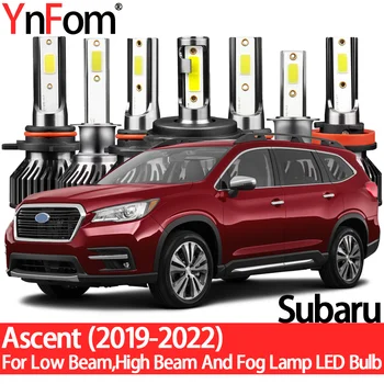  YnFom Subaru Özel Halojen LED far lambaları Kiti Çıkış WM W11 2019-2022 Düşük İşın, Yüksek İşın, Sis Lambası, Araba Aksesuarları