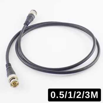  0.5 M / 1M/2M / 3M BNC Erkek Adaptör kablo tel İçin güvenlik kamerası BNC Konektörü GR59 75ohm Kablo Kamera BNC Aksesuarları