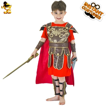 DSPLAY Cosplay Eski Giyim Orijinal Yeni Stil Moda Roma Savaşçı kostüm Halloween Parti Yakışıklı Çocuklar Uygun