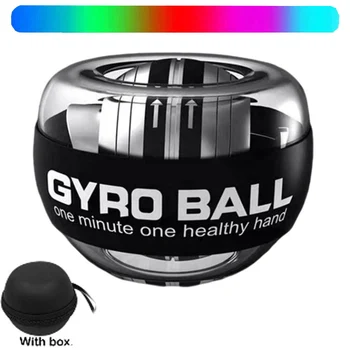  Güçlendirici Kuvvet Güç Bilek Topu Jiroskop İplik Bilek Rotor Spor El kavrama Egzersiz Gyro Fitness Topu Kas Relax