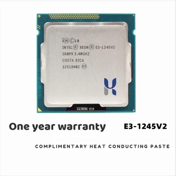  Intel Xeon E3-1245 v2 E3 1245v2 E3 1245 v2 3.4 GHz Dört Çekirdekli CPU İşlemci 8 M 77 W LGA 1155