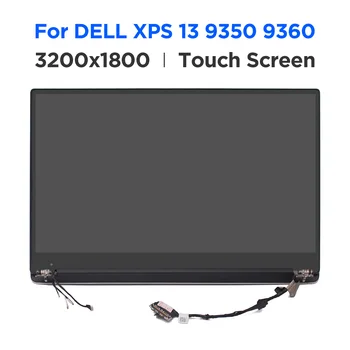 Orijinal 13.3 LCD Dokunmatik Ekran Digitizer Komple Meclisi için Dell XPS 13 9343 9350 9360 P54G WT5X0 N6CH2 HP2YT 3200x1800