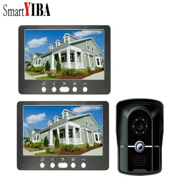  SmartYIBA Video Kapı Zili Özel Ev Videophones Interkom 1 ila 2 Monitör Kitleri Seçeneği 7 